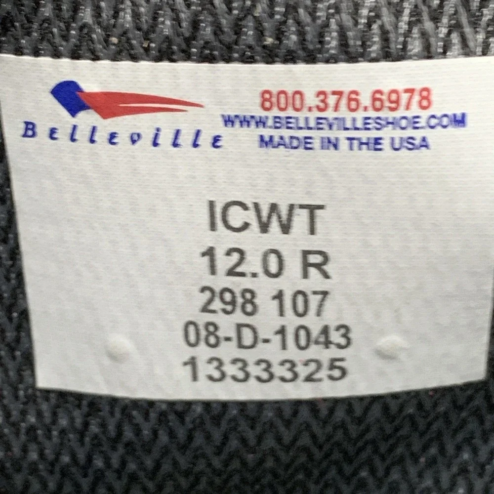 Belleville ICWT Military Combat Boots Tan Men's Sz 12R  Goretex, Vibram Sole NEW